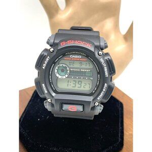 Casio Men's Watch G-Shock DW9052 Quartz Black Red Resin Digital 44mm 3232